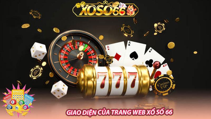 Giao diện của trang web Xổ Số 66